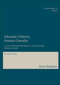 Vorderes Coverbild Senatus Consulta