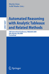 Vorderes Coverbild Automated Reasoning with Analytic Tableaux and Related Methods