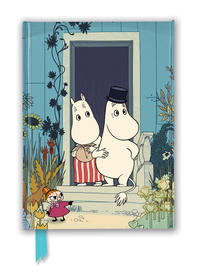 Vorderes Coverbild Premium Notizbuch DIN A5: Tove Jansson, Mumins an der Riviera