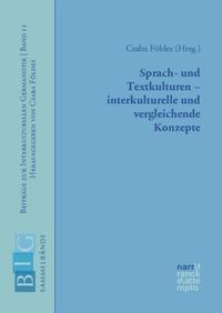 Vorderes Coverbild Sprach- und Textkulturen – interkulturelle und vergleichende Konzepte