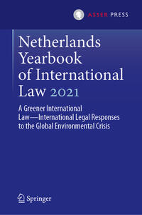 Vorderes Coverbild Netherlands Yearbook of International Law 2021