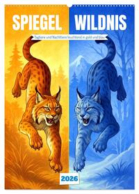 Vorderes Coverbild Spiegelwildnis (Wandkalender 2026 DIN A2 hoch), CALVENDO Monatskalender