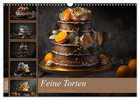 Vorderes Coverbild Feine Torten (Wandkalender 2026 DIN A3 quer), CALVENDO Monatskalender