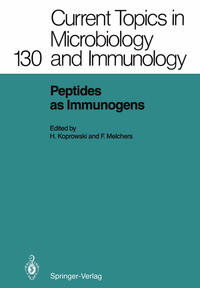 Vorderes Coverbild Peptides as Immunogens