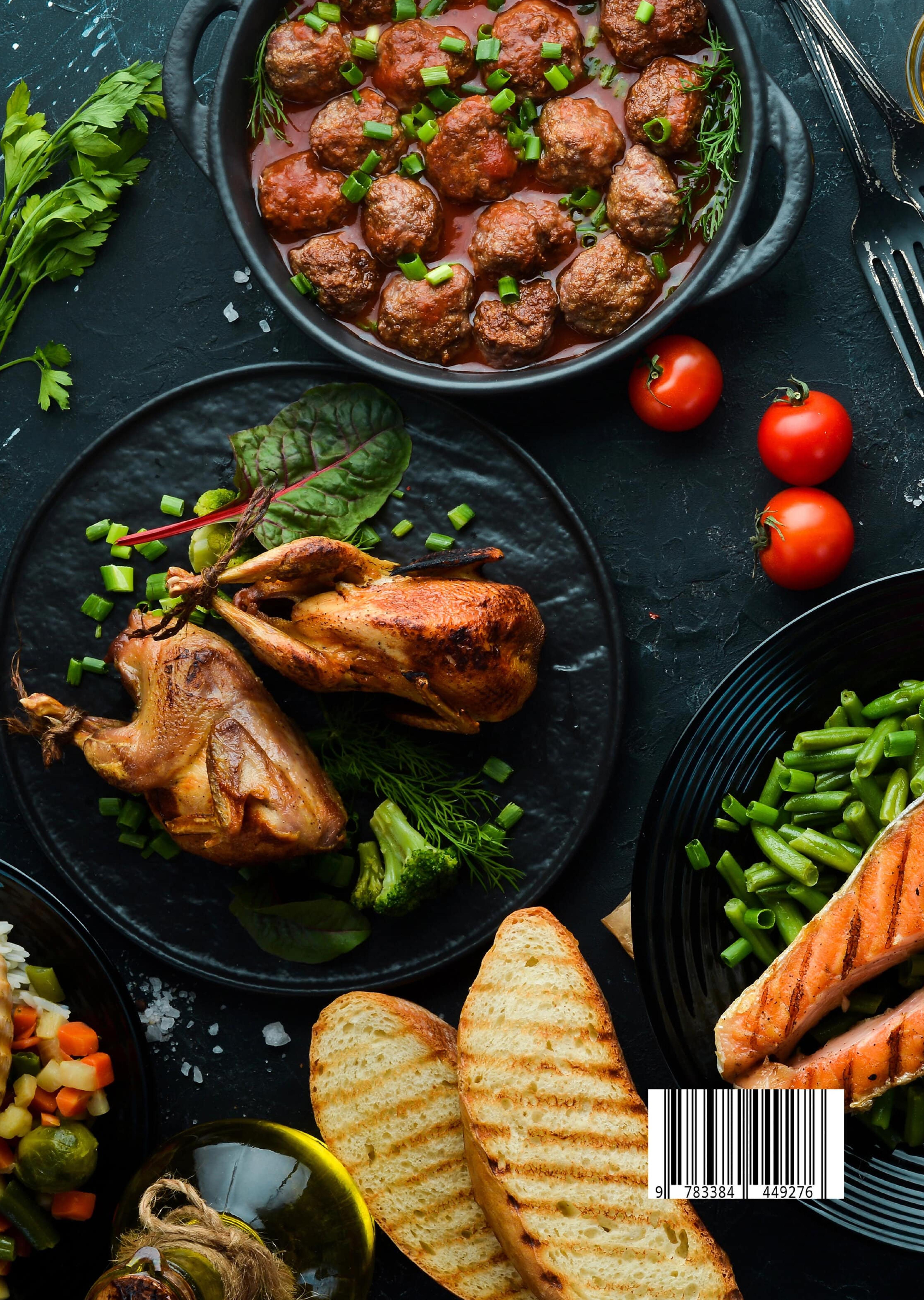 Rückseitencover XXL Ninja Dual Zone & Double Stack Heißluftfritteuse Rezeptbuch