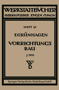 Vorderes Coverbild Der Vorrichtungsbau
