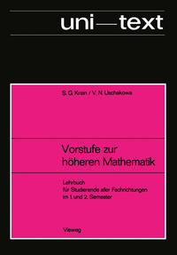 Vorderes Coverbild Vorstufe zur höheren Mathematik