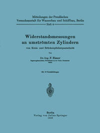 Vorderes Coverbild Widerstandsmessungen an umströmten Zylindern von Kreis- und Brückenpfeilerquerschnitt