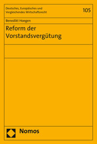 Vorderes Coverbild Reform der Vorstandsvergütung