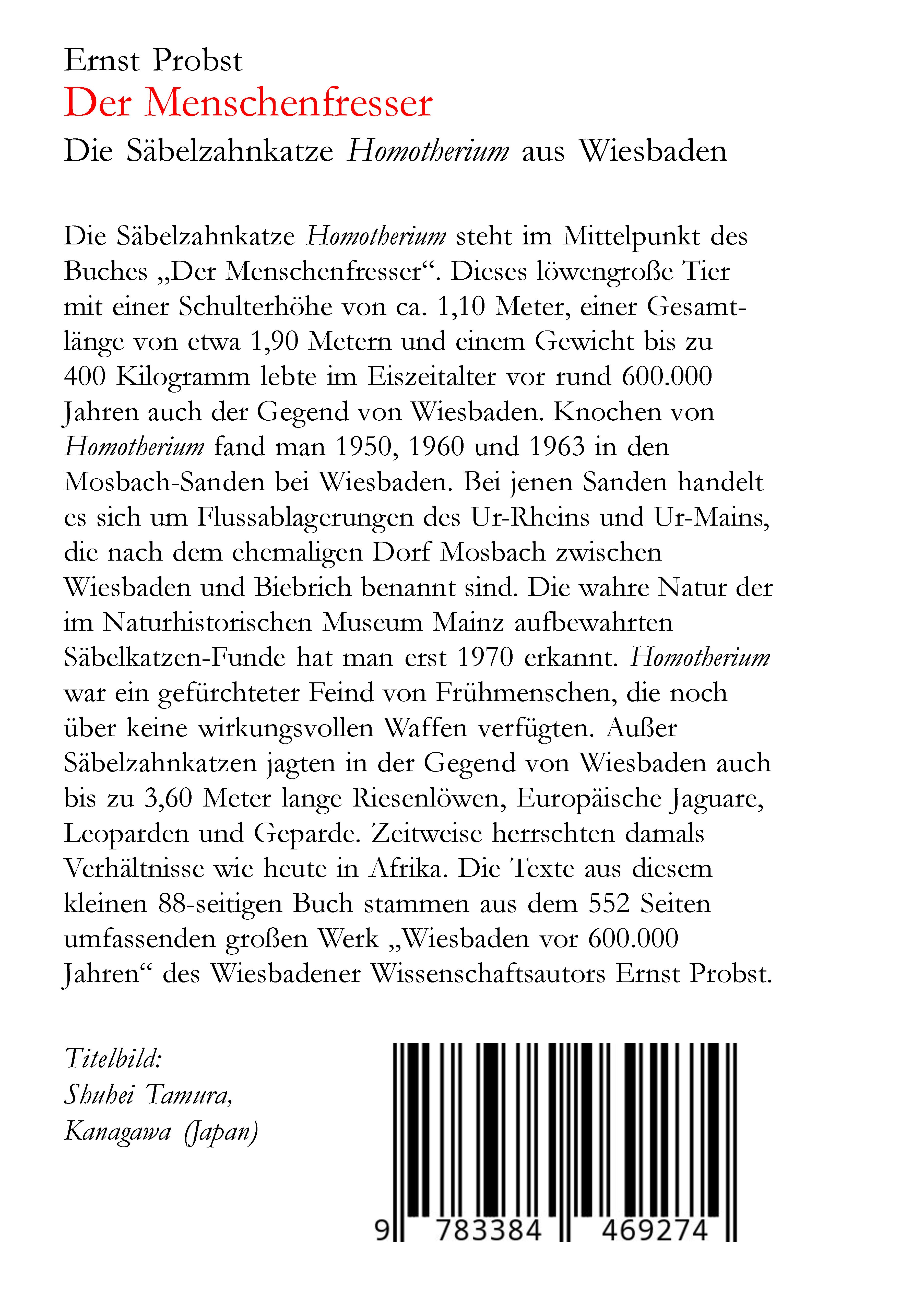 Rückseitencover Der Menschenfresser