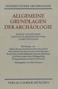Vorderes Coverbild Allgemeine Grundlagen der Archäologie