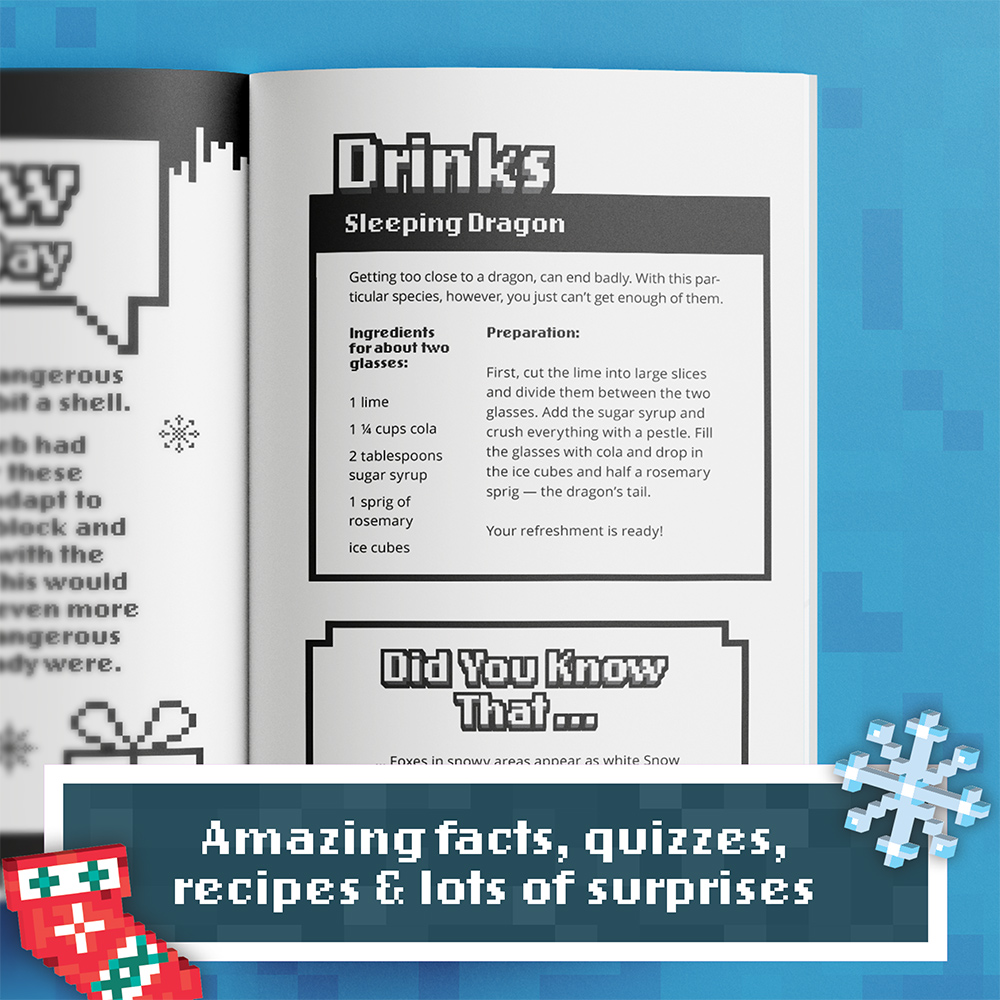 Beispielinhalt (Bild) Awesome Facts for Minecrafters: The Unofficial Advent Calendar