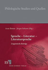Vorderes Coverbild Sprache - Literatur - Literatursprache
