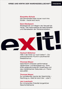 Vorderes Coverbild exit! Krise und Kritik der Warengesellschaft