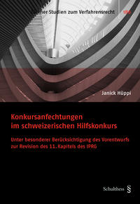 Vorderes Coverbild Konkursanfechtungen im schweizerischen Hilfskonkurs