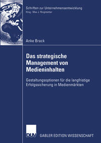 Vorderes Coverbild Das strategische Management von Medieninhalten