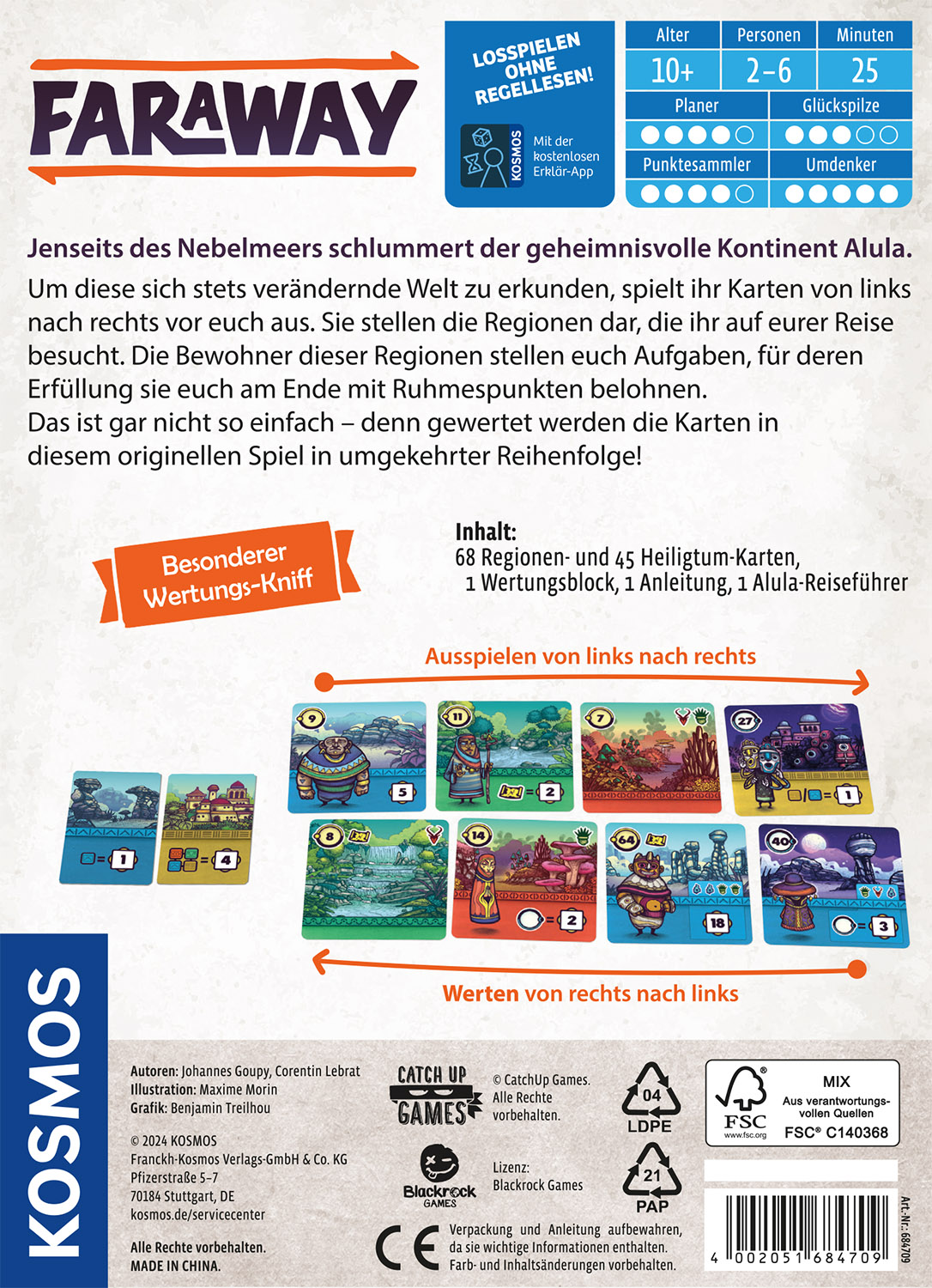 Rückseitencover Faraway