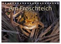 Vorderes Coverbild Am Froschteich (Tischkalender 2025 DIN A5 quer), CALVENDO Monatskalender