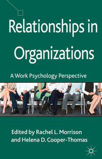 Vorderes Coverbild Relationships in Organizations