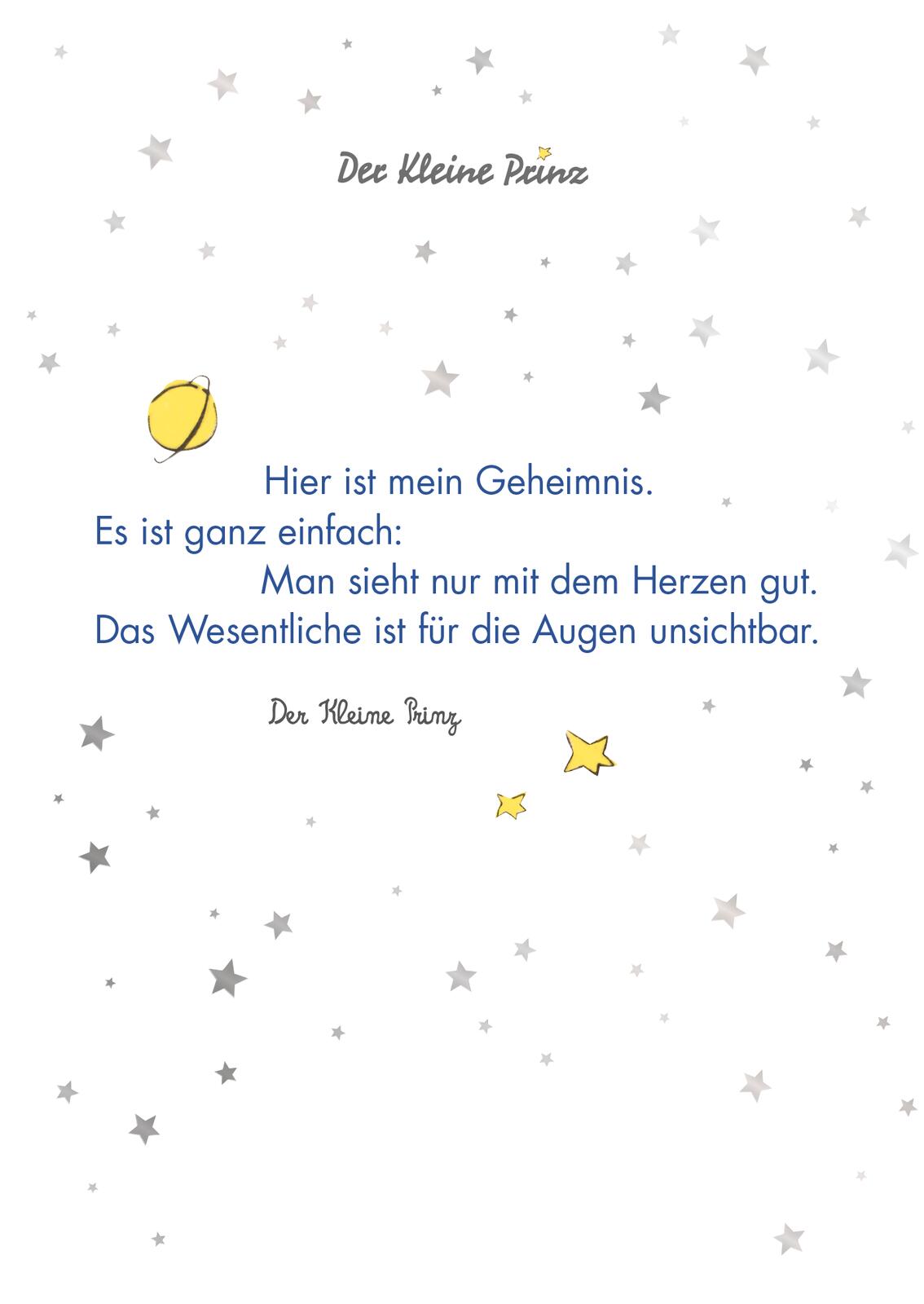Rückseitencover Der Kleine Prinz