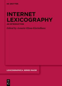 Vorderes Coverbild Internet Lexicography