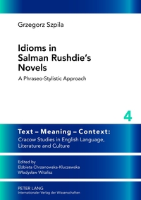 Vorderes Coverbild Idioms in Salman Rushdie’s Novels