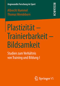 Vorderes Coverbild Plastizität – Trainierbarkeit – Bildsamkeit
