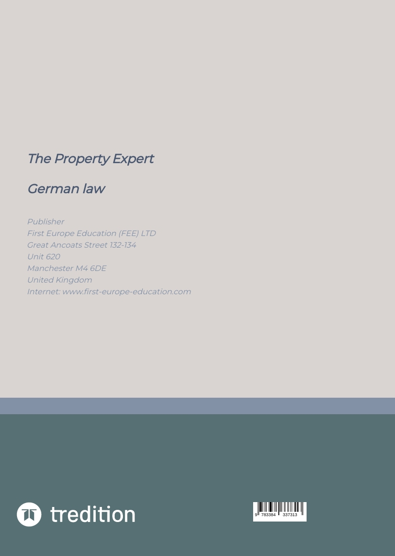 Rückseitencover The Property Expert Part 1