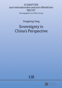 Vorderes Coverbild Sovereignty in China’s Perspective