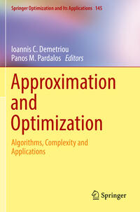 Vorderes Coverbild Approximation and Optimization