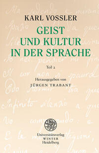 Vorderes Coverbild Geist und Kultur in der Sprache / Teil 2 (Seite 119 bis 250 im Originalmanuskript)