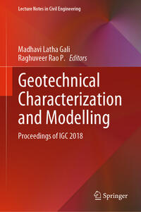 Vorderes Coverbild Geotechnical Characterization and Modelling