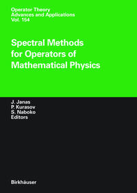 Vorderes Coverbild Spectral Methods for Operators of Mathematical Physics