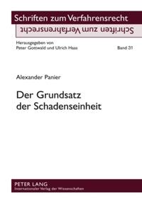 Vorderes Coverbild Der Grundsatz der Schadenseinheit