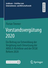 Vorderes Coverbild Vorstandsvergütung 2020