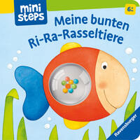 Vorderes Coverbild ministeps Meine bunten Ri-Ra-Rasseltiere - ab 6 Monate
