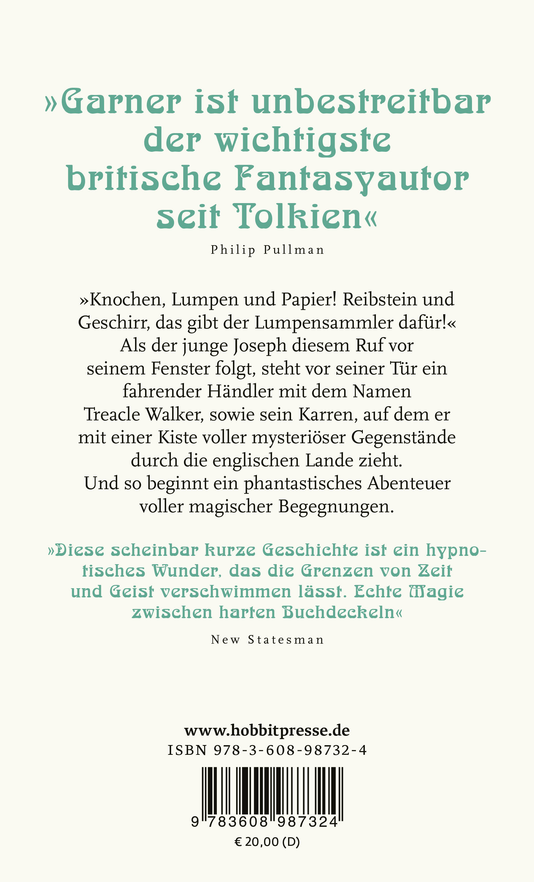 Rückseitencover Treacle Walker
