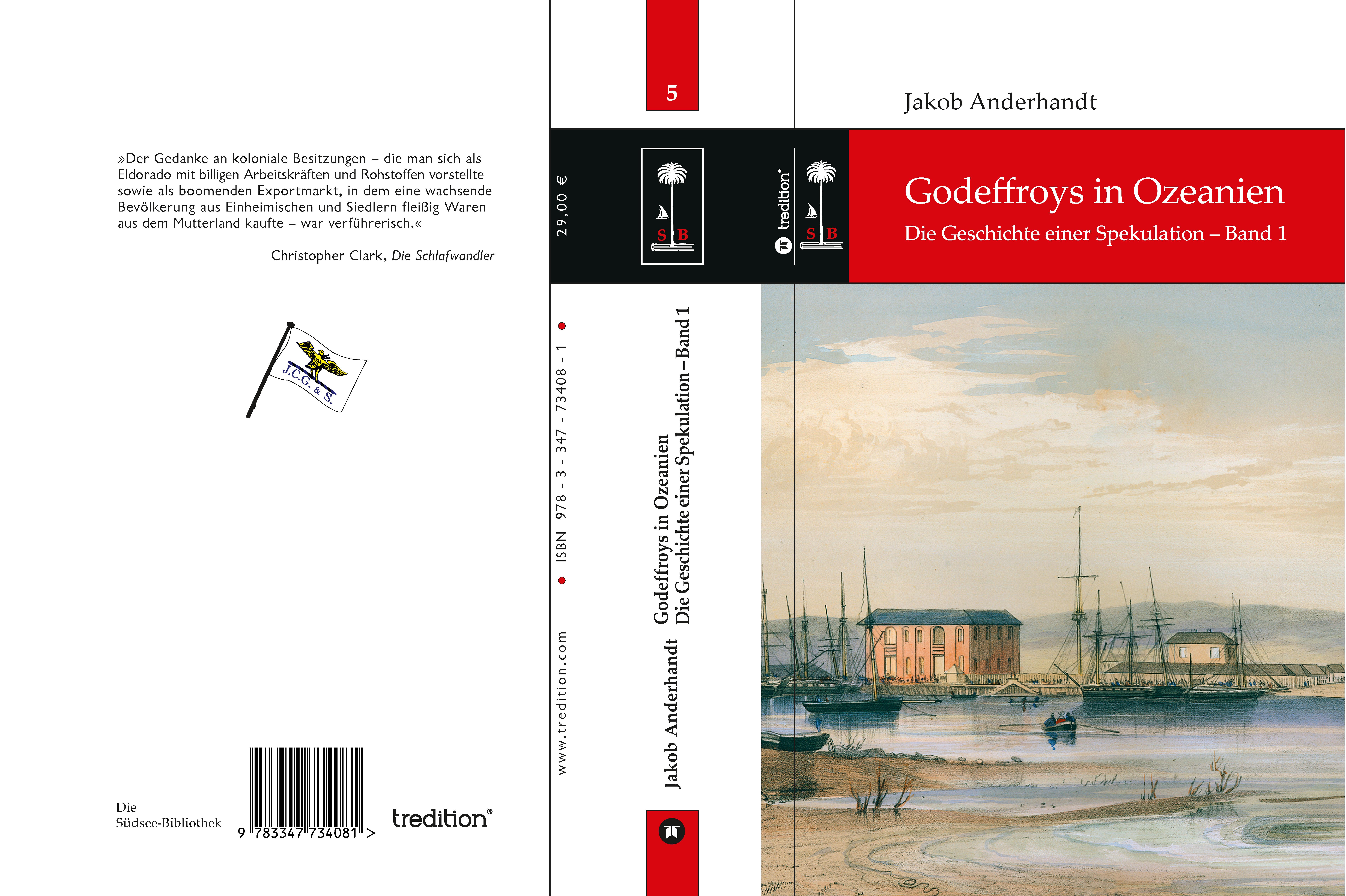Gesamtes Coverbild Godeffroys in Ozeanien