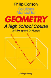 Vorderes Coverbild Solutions Manual for Geometry