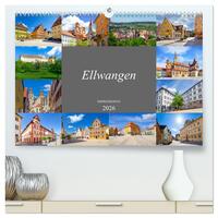 Vorderes Coverbild Ellwangen Impressionen (hochwertiger Premium Wandkalender 2026 DIN A2 quer), Kunstdruck in Hochglanz