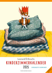Vorderes Coverbild Leonard Erlbruchs Kinderzimmerkalender 2025