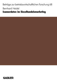 Vorderes Coverbild Scannerdaten im Einzelhandelsmarketing