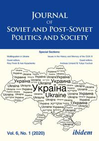 Vorderes Coverbild Journal of Soviet and Post-Soviet Politics and Society