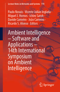 Vorderes Coverbild Ambient Intelligence – Software and Applications – 14th International Symposium on Ambient Intelligence