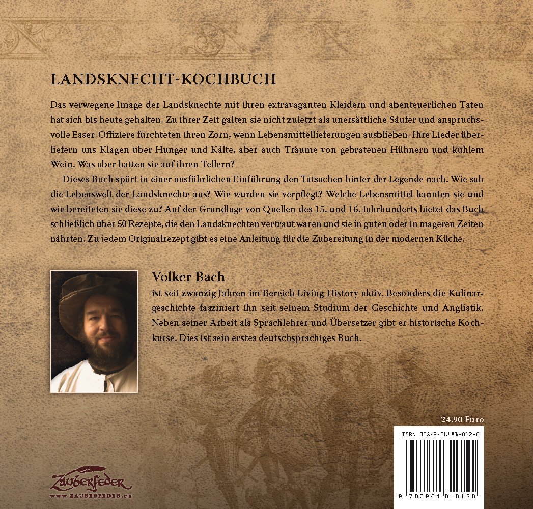 Rückseitencover Landsknecht Cookbook