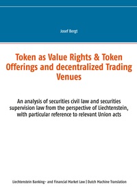 Vorderes Coverbild Token als Waarderechten & Tokenanbiedingen en Gedecentraliseerde Handelscentra
