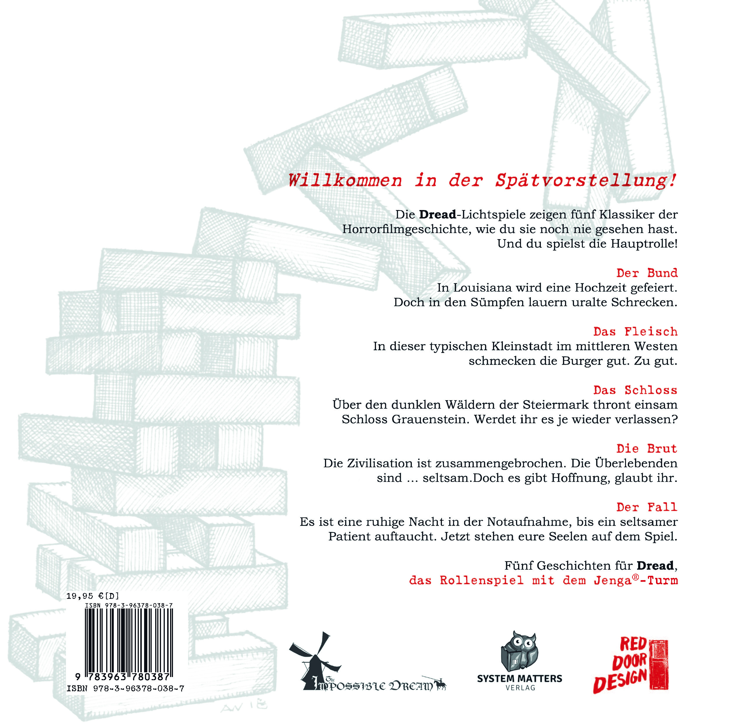 Rückseitencover Dread - Lichtspiele