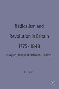 Vorderes Coverbild Radicalism and Revolution in Britain 1775-1848