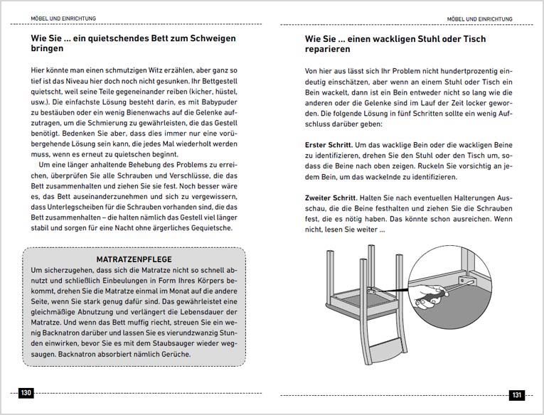 Beispielinhalt (Bild) Wie man alles repariert