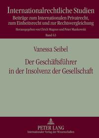 Vorderes Coverbild Der Geschäftsführer in der Insolvenz der Gesellschaft